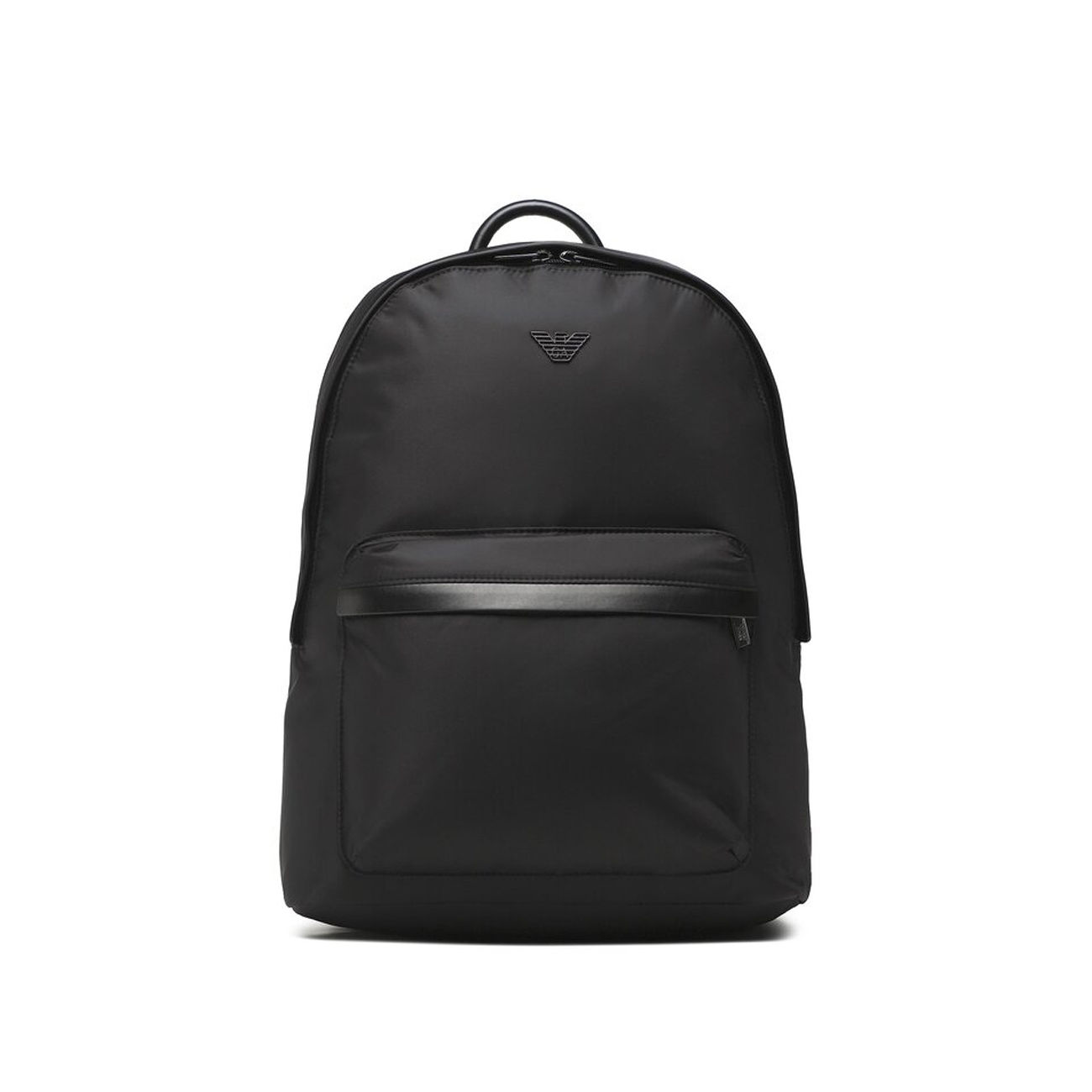 EMPORIO ARMANI BACKPACK RECYCLED NYLON Man Black | Mascheroni Store