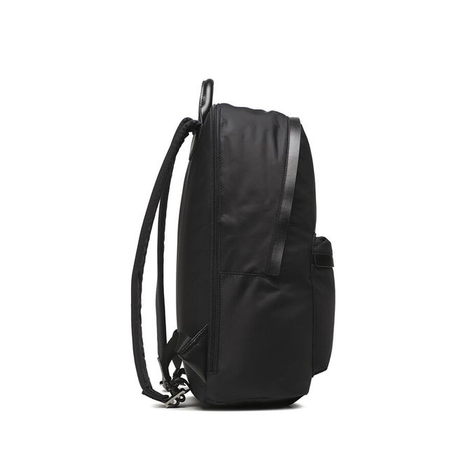 EMPORIO ARMANI BACKPACK RECYCLED NYLON Man Black | Mascheroni Store