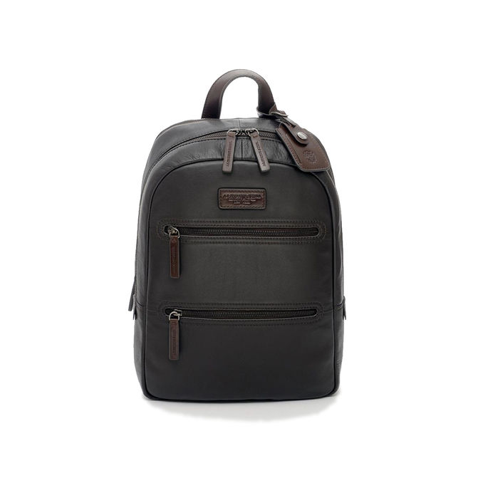 BACKPACK ROUND MEDIUM TECH LEATHER Unisex Testa Moro
