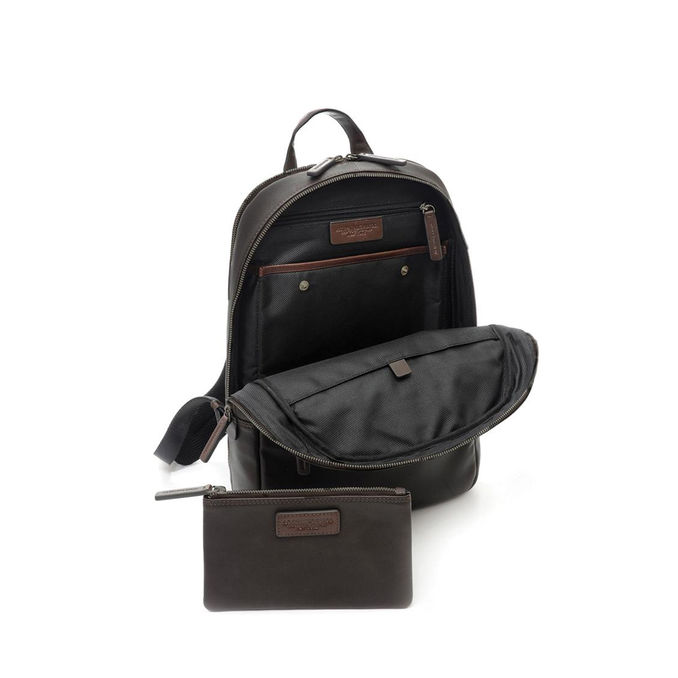 BACKPACK ROUND MEDIUM TECH LEATHER Unisex Testa Moro