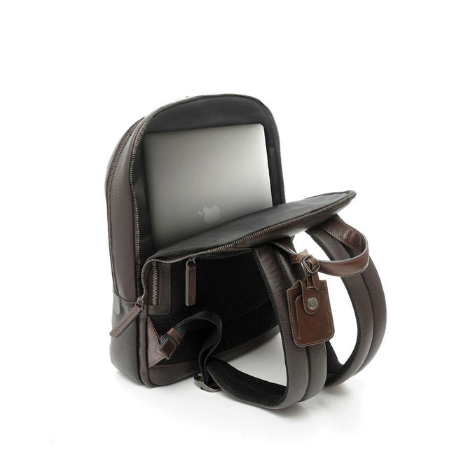 BACKPACK ROUND MEDIUM TECH LEATHER Unisex Testa Moro