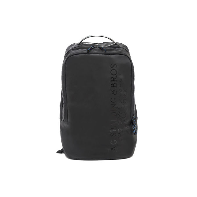 BACKPACK SQUARE RUBBER Unisex Black