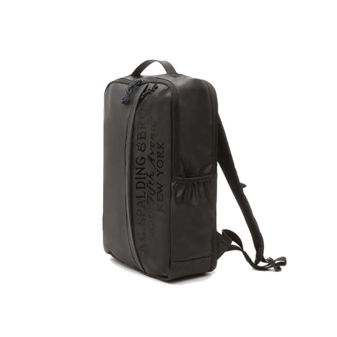 BACKPACK SQUARE RUBBER Unisex Black