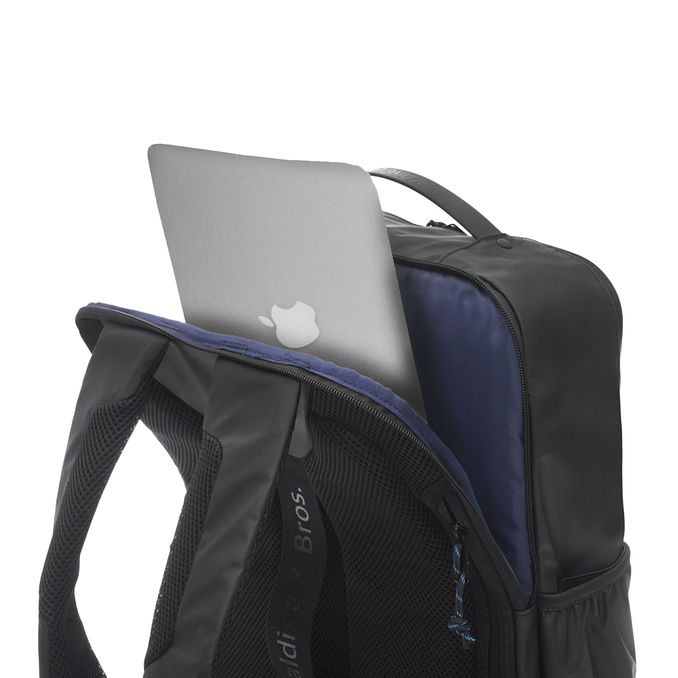 BACKPACK SQUARE RUBBER Unisex Black