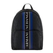 BACKPACK WITH LETTERING ALL OVER AND TWO-TONE BANDANA LOGO Man Black Ultra Marine BACKPACK WITH LETTERING ALL OVER AND TWO-TONE BANDANA LOGO Man Black Ultra Marine
