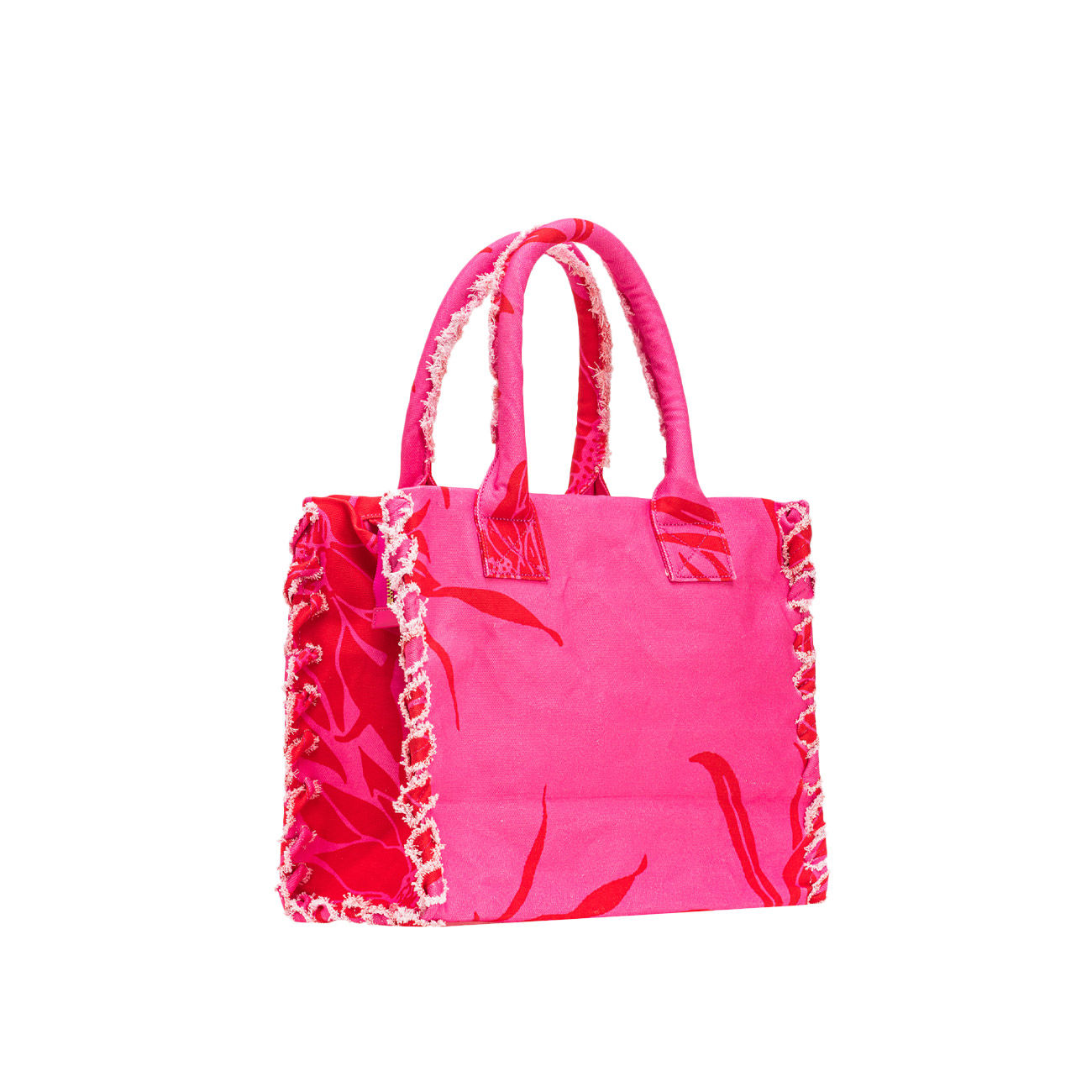 PINKO BAGS BAG BEACH SHOPPING CANVAS Red Pink