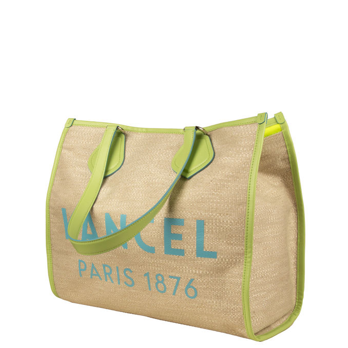 BAG CABAS Woman Natural Vert Pomme
