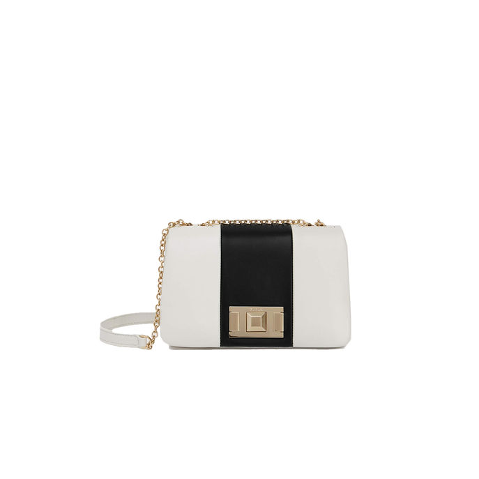 FURLA BAG CALFSKIN LULU MINI CROSSBODY Woman Marshmallow Black ...