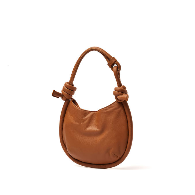 BAG DEMI' PIUMA KNOT BABY Woman Beige Genco
