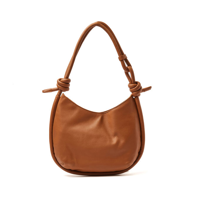 BAG DEMI' PIUMA KNOT L Woman Beige Genco