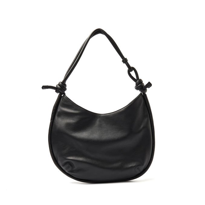 BAG DEMI' PIUMA KNOT L Woman Black