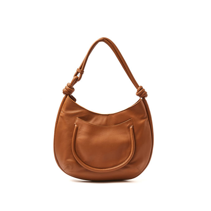 BAG DEMI' PIUMA KNOT S Woman Beige Genco