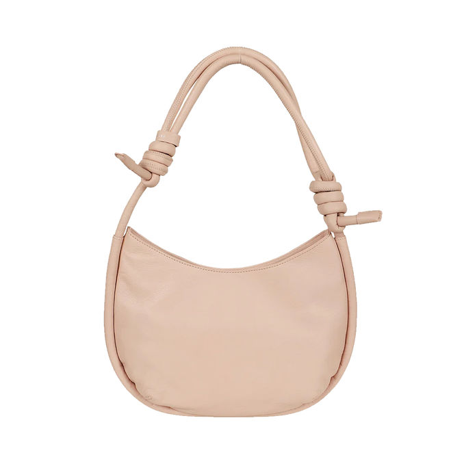 BAG DEMI' PIUMA KNOT S  Woman Pink Cocoon