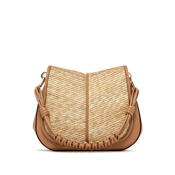 BAG HELENA ROUND IN LEATHER Woman Nature