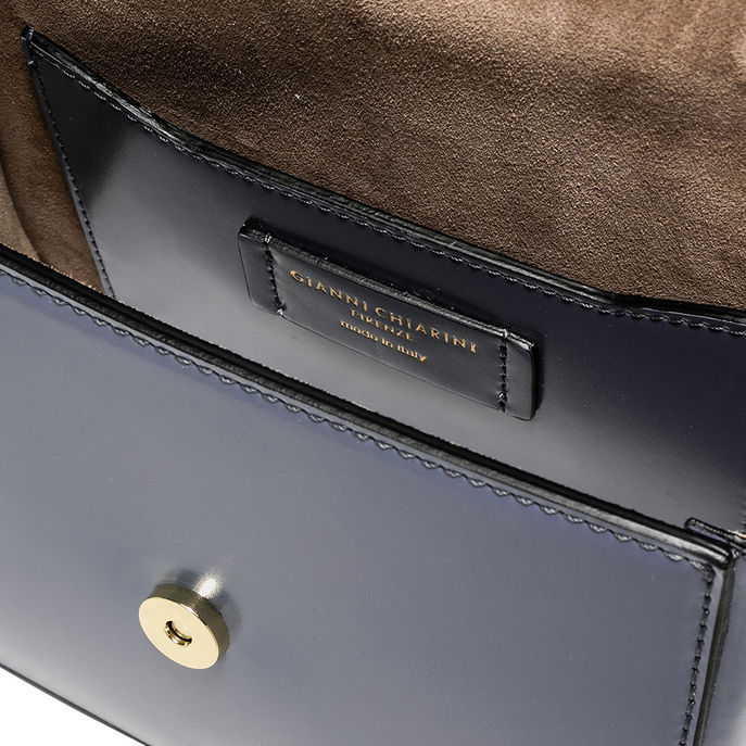 BAG MEG LEATHER Woman Ming Blue