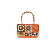 BAG NOTO WOOL CLUNCH THIN SMALL Woman Multicolor BAG NOTO WOOL CLUNCH THIN SMALL Woman Multicolor