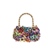 BAG OSTUNI CLUTCH IN JEANS Woman Multicolor BAG OSTUNI CLUTCH IN JEANS Woman Multicolor
