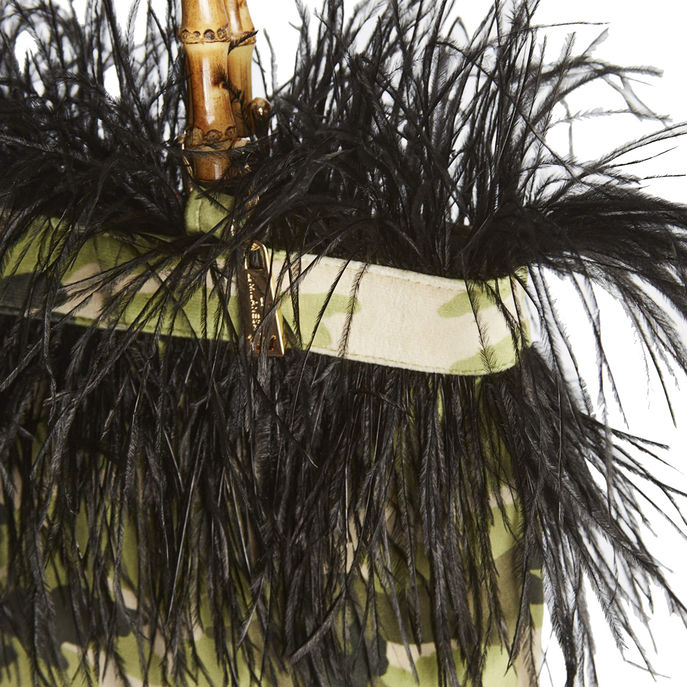 BAG PIETRA SANTA TOTE CAMOUFLAGE Woman Green