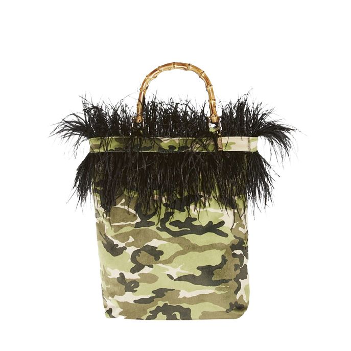 BAG PIETRA SANTA TOTE CAMOUFLAGE Woman Green