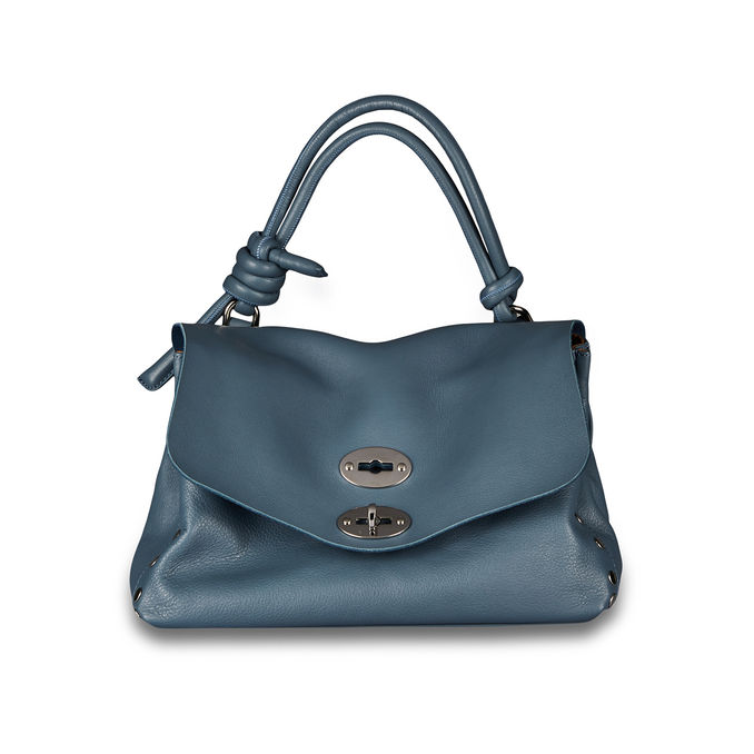 BAG POSTINA M FEATHER KNOT Woman Blue Atmosfera