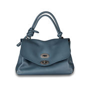 BAG POSTINA M FEATHER KNOT Woman Blue Atmosfera BAG POSTINA M FEATHER KNOT Woman Blue Atmosfera