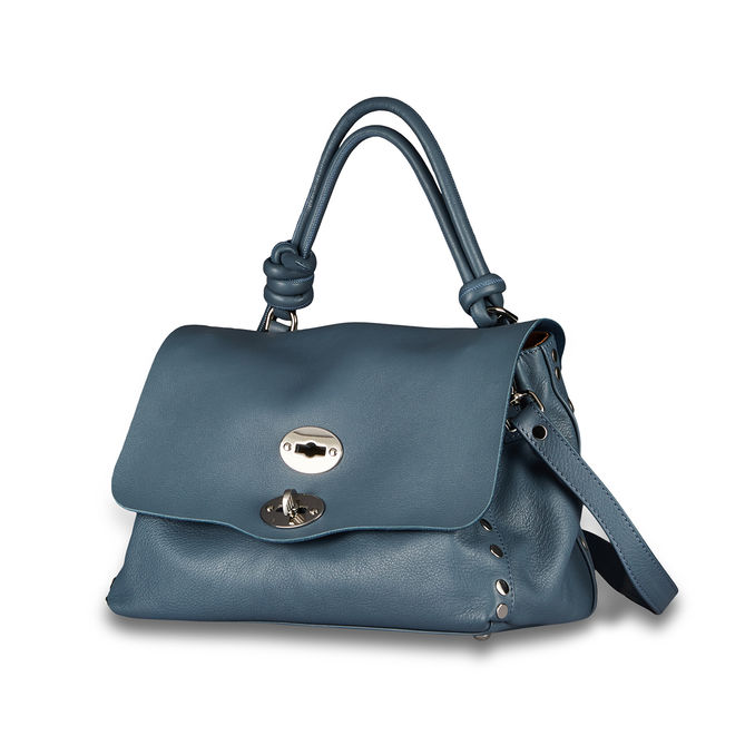 BAG POSTINA M FEATHER KNOT Woman Blue Atmosfera