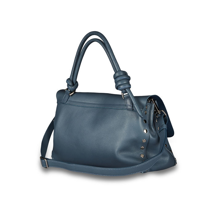 BAG POSTINA M FEATHER KNOT Woman Blue Atmosfera