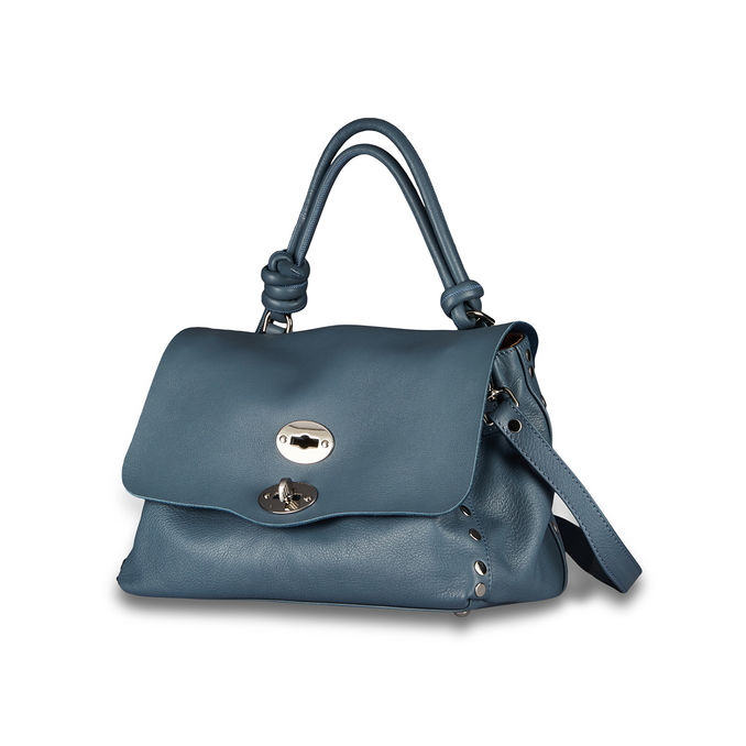 BAG POSTINA S PIUMA KNOT Woman Blue Atmosphere