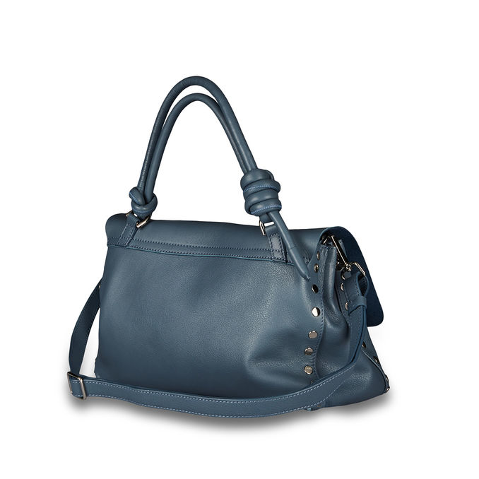 BAG POSTINA S PIUMA KNOT Woman Blue Atmosphere