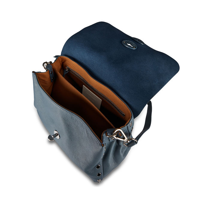 BAG POSTINA S PIUMA KNOT Woman Blue Atmosphere