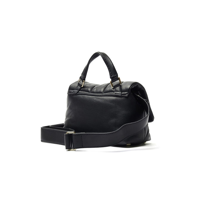BAG POSTINE VENETA BABY MATELASSE' Woman Black Nero