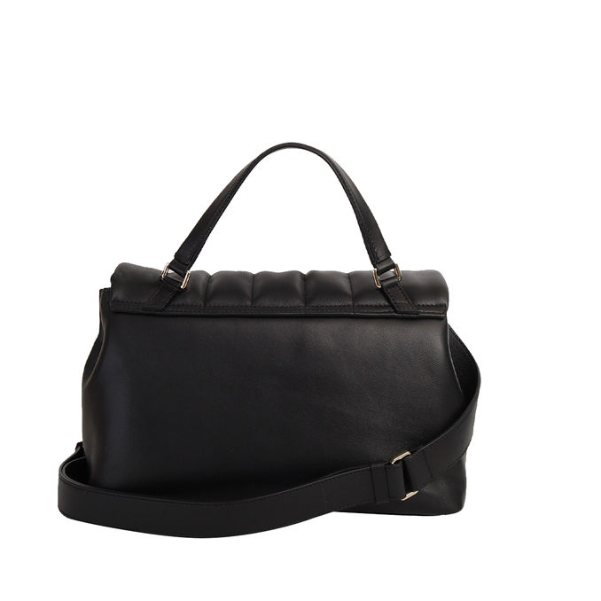 BAG POSTINE VENETA S MATELASSE' Woman Black Nero