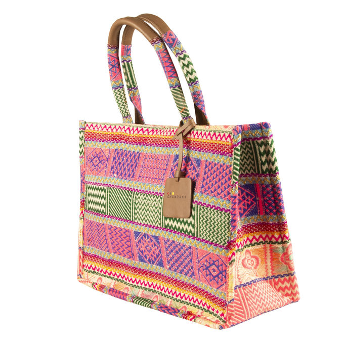 BAG TOTE SALVADOR MID Multicolor Lurex