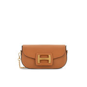 BAG TRACOLLINA PATTA CON CATENA Woman Cognac Scuro BAG TRACOLLINA PATTA CON CATENA Woman Cognac Scuro