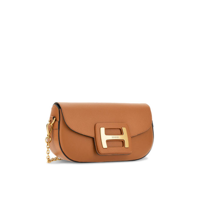 BAG TRACOLLINA PATTA CON CATENA Woman Cognac Scuro