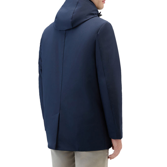 Barrow Mac Tech Softshell Coat Melton Blue