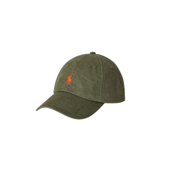BASEBALL LINEN CLS HAT Man New Olive