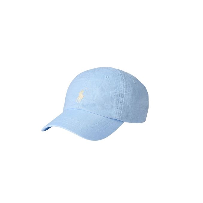 BASEBALL LINEN CLS HAT Man Office Blue
