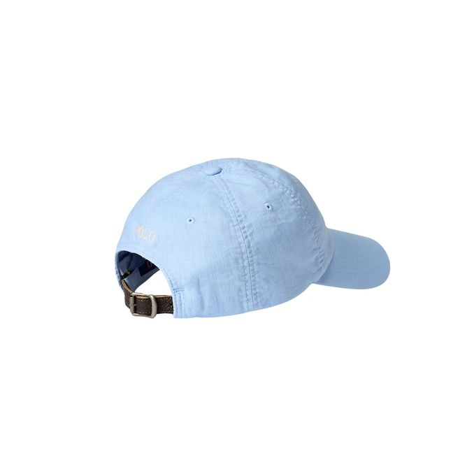 BASEBALL LINEN CLS HAT Man Office Blue