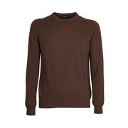 BASIC WOOL BLEND EGON PULLOVER Man Moca BASIC WOOL BLEND EGON PULLOVER Man Moca