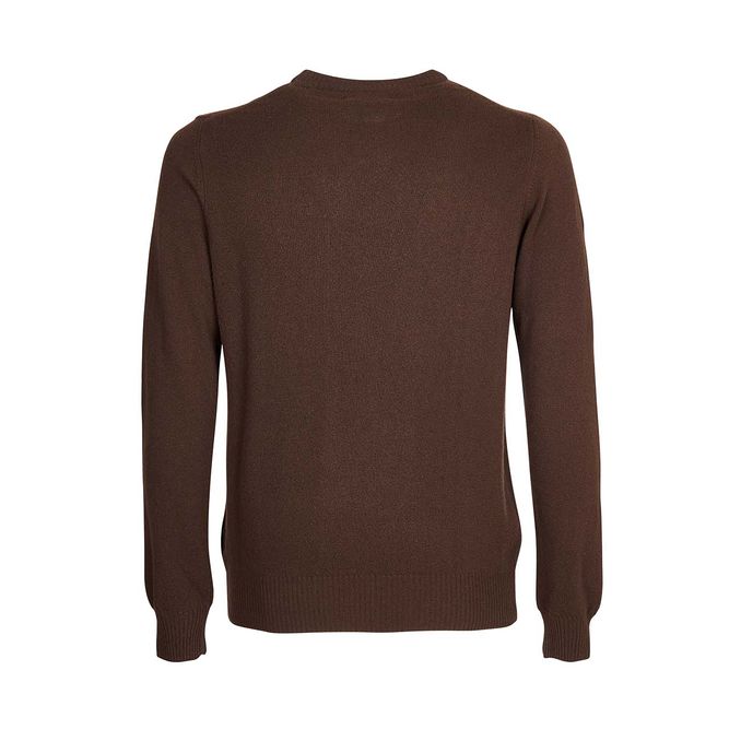 BASIC WOOL BLEND EGON PULLOVER Man Moca