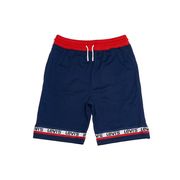 BASKETBALL SHORT WITH LOGO TAPE Kid Dress blue BASKETBALL SHORT WITH LOGO TAPE Kid Dress blue