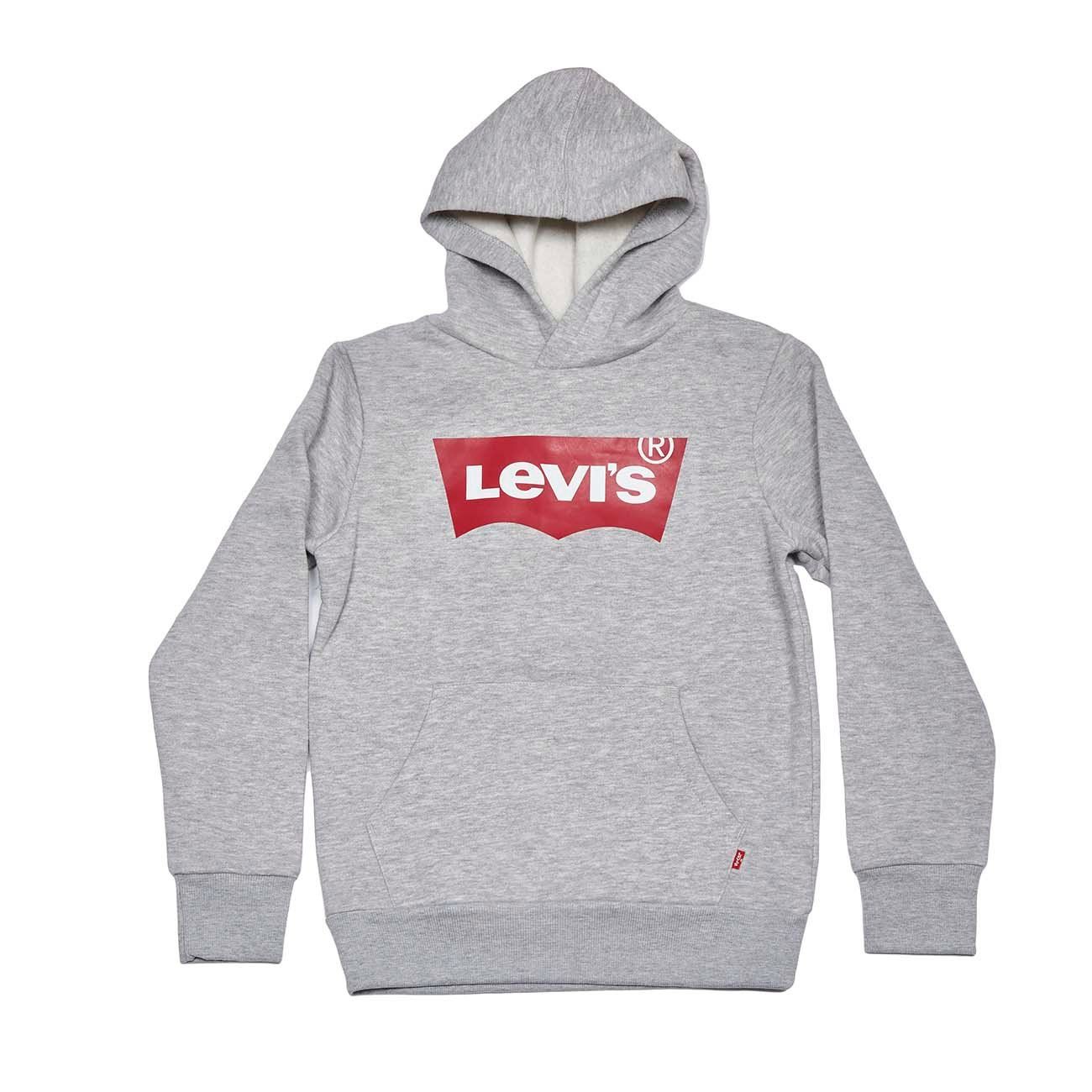 LEVIS BATWING LOGO HOODIE Kid Grey heather | Mascheroni Sportswear