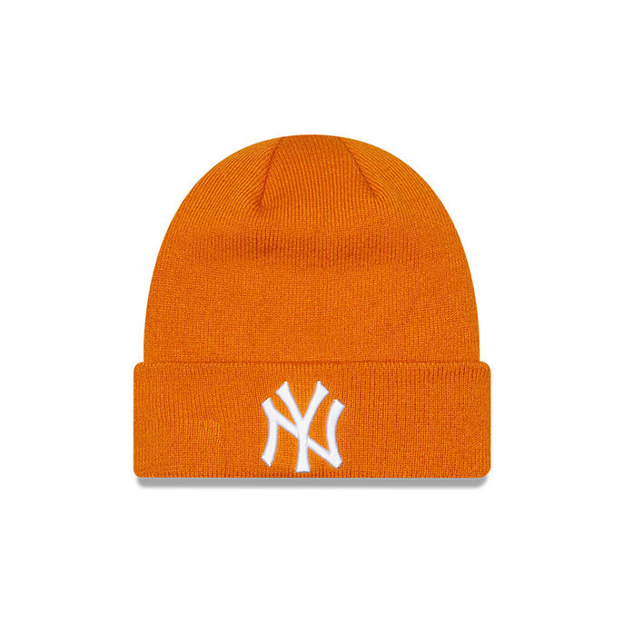 New Era League Essential 9FORTY New York Yankees Cap White Cream Orange