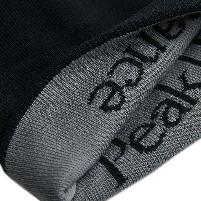 BEANIE PP REVERSIBLE Unisex Black Quiet Grey