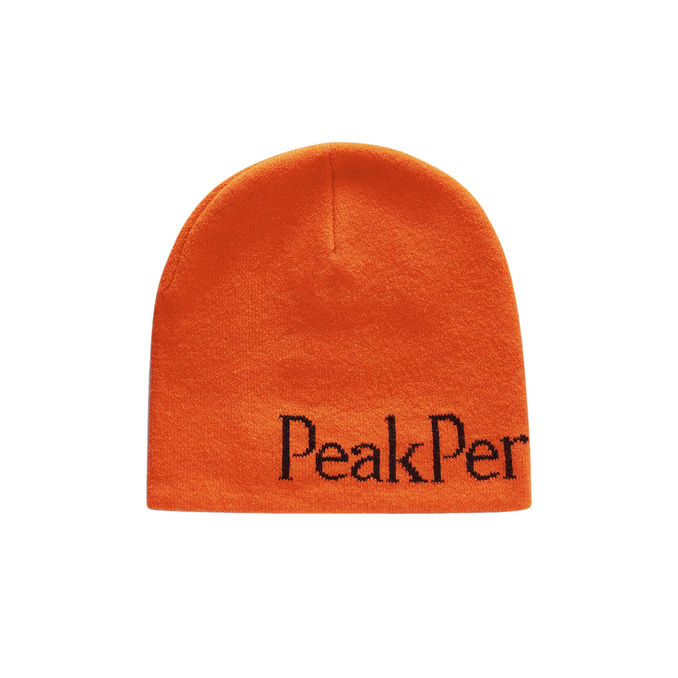 BEANIE PP Unisex Orange Dune Black