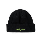 BEANIE WITH EMBROIDERED LOGO Man Black BEANIE WITH EMBROIDERED LOGO Man Black