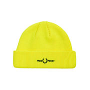 BEANIE WITH EMBROIDERED LOGO Man Fluo yellow BEANIE WITH EMBROIDERED LOGO Man Fluo yellow