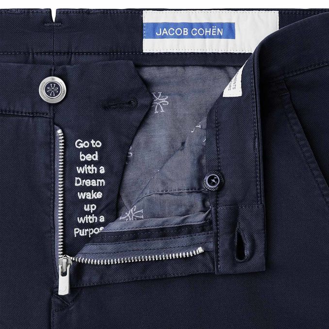 BEN SLIM FIT TROUSERS Men Navy Blue