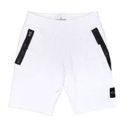 BERMUDA BIMBO FELPA COT.GARZ.T.C/ZIP+T.LAT. STONE ISLAND BIANCO BERMUDA BIMBO FELPA COT.GARZ.T.C/ZIP+T.LAT. STONE ISLAND BIANCO